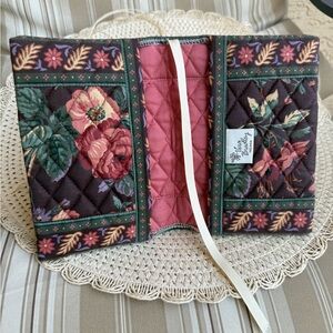 Vera Bradley Vintage Floral Quilted Book Cover